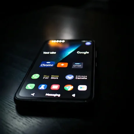 Smartphone avec application Android personnalisée