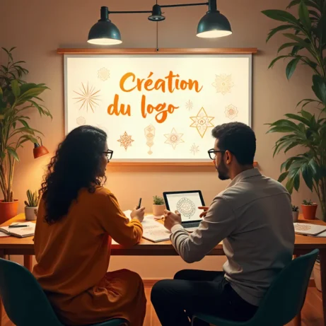 Exemple de création logo entreprise - enseigne Slack