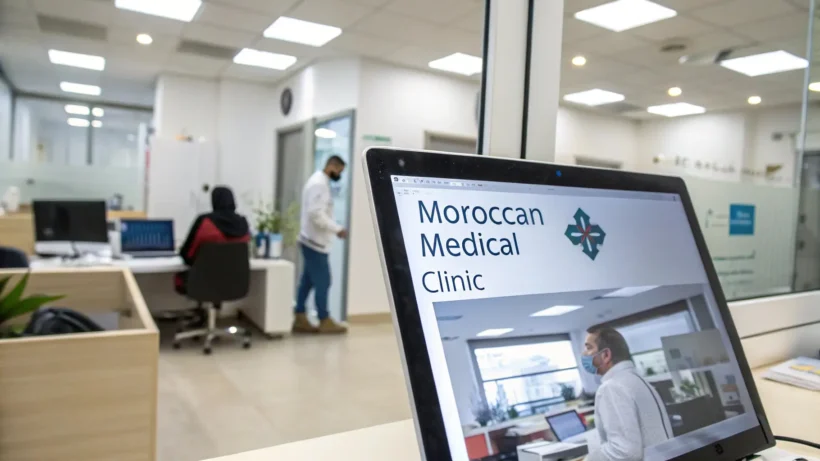 Clinique médicale avec système de prise de rendez-vous en ligne